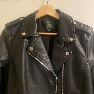 New without tags faux leather jacket